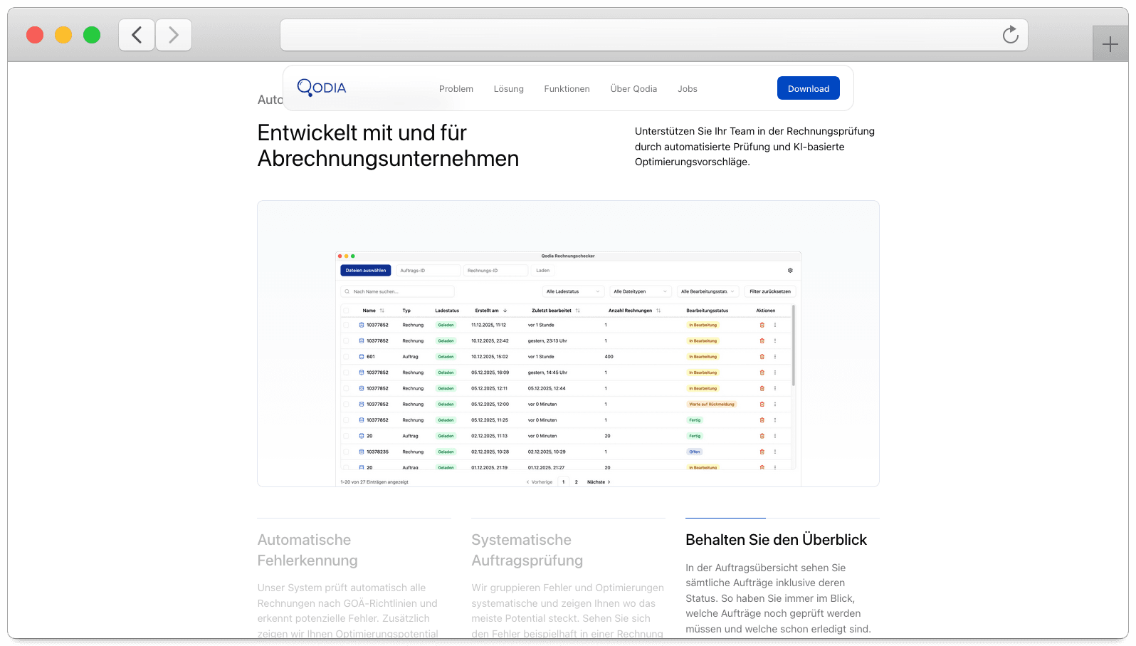 Qodia Landing Page screenshot 2